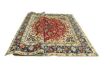 Fine VTG Georgett Red/Blue Rug, 8'2" x 11'4"