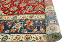 Fine VTG Georgett Red/Blue Rug, 8'2" x 11'4"