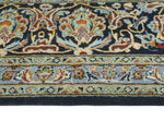 Super VTG Angeline Navy/Gold Rug, 9'10" x 13'8"