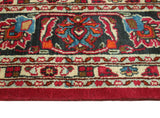 Fine VTG Andee Red/Charcoal Rug, 6'10" x 9'10"