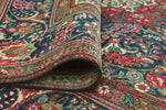 Vintage Bird Navy/Red Rug, 8'0" x 11'0"