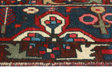 Fine VTG Birdhill Red/Navy Rug, 8'7" x 11'5"