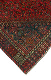 Balochi Alyxis Red/Charcoal Rug, 5'9" x 8'0"