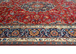 Vintage Jeanie Red/Navy Rug, 7'6" x 10'5"