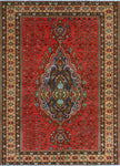 Fine VTG Armand Rust/Navy Rug, 5'0" x 6'9"