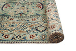 Super VTG Catedra Lt. Green/Beige Rug, 5'7" x 8'10"