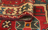 Fine VTG Amancay Red/Beige Rug, 4'1" x 7'3"