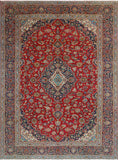 Fine VTG Halil Red/Navy Rug, 8'8" x 12'0"