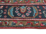 Vintage Betzabel Red/Navy Rug, 6'2" x 9'3"