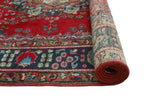 Vintage Betzabel Red/Navy Rug, 6'2" x 9'3"