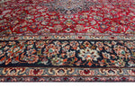 Fine VTG Iverem Red/Black Rug, 9'9" x 12'9"