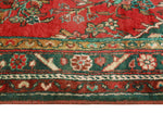 Fine VTG Tristan Red/Charcoal Runner, 3'5" x 10'3"