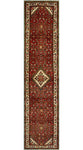 Fine VTG Bradleah Red/Ivory Runner, 3'0" x 12'11"