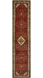 Fine VTG Bradleah Red/Ivory Runner, 3'0" x 12'11"