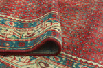 Fine VTG Azizah Red/Beige Runner, 3'5" x 10'1"