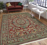 Wali Corliss Red/Lt. Gold Rug, 8'0" x 9'7"