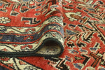 Fine VTG Azeem Red/Ivory Runner, 3'6" x 10'2"