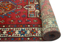 Fine VTG Houda Red/Beige Runner, 3'1" x 10'9"