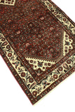 Fine VTG Madina Red/Ivory Runner, 3'7" x 10'1"