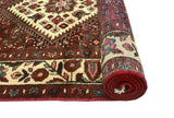 Fine VTG Madina Red/Ivory Runner, 3'7" x 10'1"