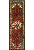 Fine VTG Aryana Red/Ivory Runner, 3'6" x 10'2"