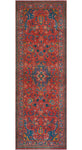 Fine VTG Ezequiel Red/Blue Runner, 3'5" x 9'11"