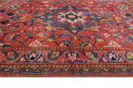 Fine VTG Ezequiel Red/Blue Runner, 3'5" x 9'11"