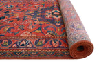 Fine VTG Ezequiel Red/Blue Runner, 3'5" x 9'11"