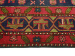 Fine VTG Alhraed Navy/Red Runner, 3'6" x 13'11"