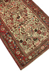 Fine VTG Haddon Ivory/Red Runner, 3'5" x 9'10"