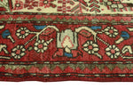 Fine VTG Haddon Ivory/Red Runner, 3'5" x 9'10"