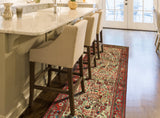 Fine VTG Haddon Ivory/Red Runner, 3'5" x 9'10"
