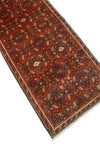 Fine VTG Achehbou Red/Navy Runner, 2'3" x 11'6"