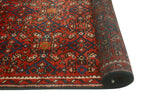 Fine VTG Achehbou Red/Navy Runner, 2'3" x 11'6"