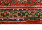 Fine VTG Ercan Red/Navy Runner, 3'5" x 10'4"