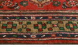 Fine VTG Ercan Red/Navy Runner, 3'5" x 10'4"