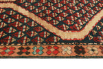 Fine VTG Gyasi Black/Brown Runner, 2'10" x 8'7"