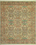 Wali Cony Ivory/Green Rug, 8'0" x 10'0"