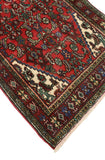 Fine VTG Halit Red/Burgundy Runner, 3'5" x 10'2"