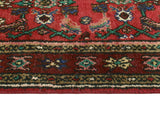 Fine VTG Halit Red/Burgundy Runner, 3'5" x 10'2"