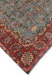 Super VTG Nisa Lt. Blue/Red Rug, 6'8" x 9'3"