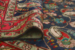 Fine VTG Abdullah Navy/Red Rug, 6'7" x 9'8"