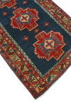 Fine VTG Ardalan Navy/Red Runner, 3'9" x 9'11"