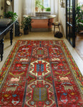 Fine VTG Arda Rust/Gold Rug, 5'0" x 9'4"