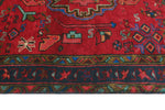 Fine VTG Ilyass Red/Blue Runner, 3'5" x 9'11"