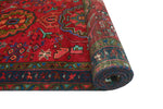 Fine VTG Ilyass Red/Blue Runner, 3'5" x 9'11"