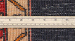 Fine VTG Bulent Navy/Orange Runner, 3'7" x 11'4"