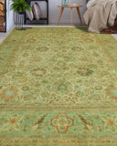 Wali Darnell Beige/Lt. Green Rug, 8'0" x 9'10"