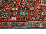 Fine VTG Amarande Red/Navy Runner, 2'10" x 8'4"