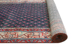 Vintage Aysel Navy/Ivory Runner, 3'5" x 12'0"